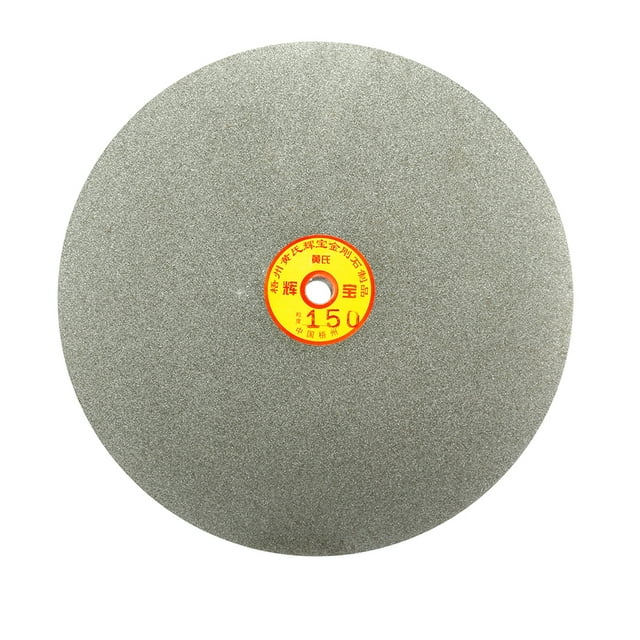 Unique Bargains 250mm 10-inch Grit 150 Diamond Coated Flat Lap Disk Wheel Grinding Sanding Disc