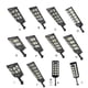 thumbnail image 2 of Toystoory Luz de pared Sensor recargable Cuerpo Inducción Solar Lámpara automática ajustable Impermeable Equipo de iluminación resistente a la Iluminación y accesorios Tipo 2 10 luces Toystoory HA073713-09, 2 of 6