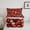 Red, variant on Feelyou Boho Farmhouse Floral Queen Comforter Set, Mid Century Fashion Bedding Sets, Teens Adult Girls Women Reversible Bedding Comforter Set, Lightweight Room Decor, 3pcs