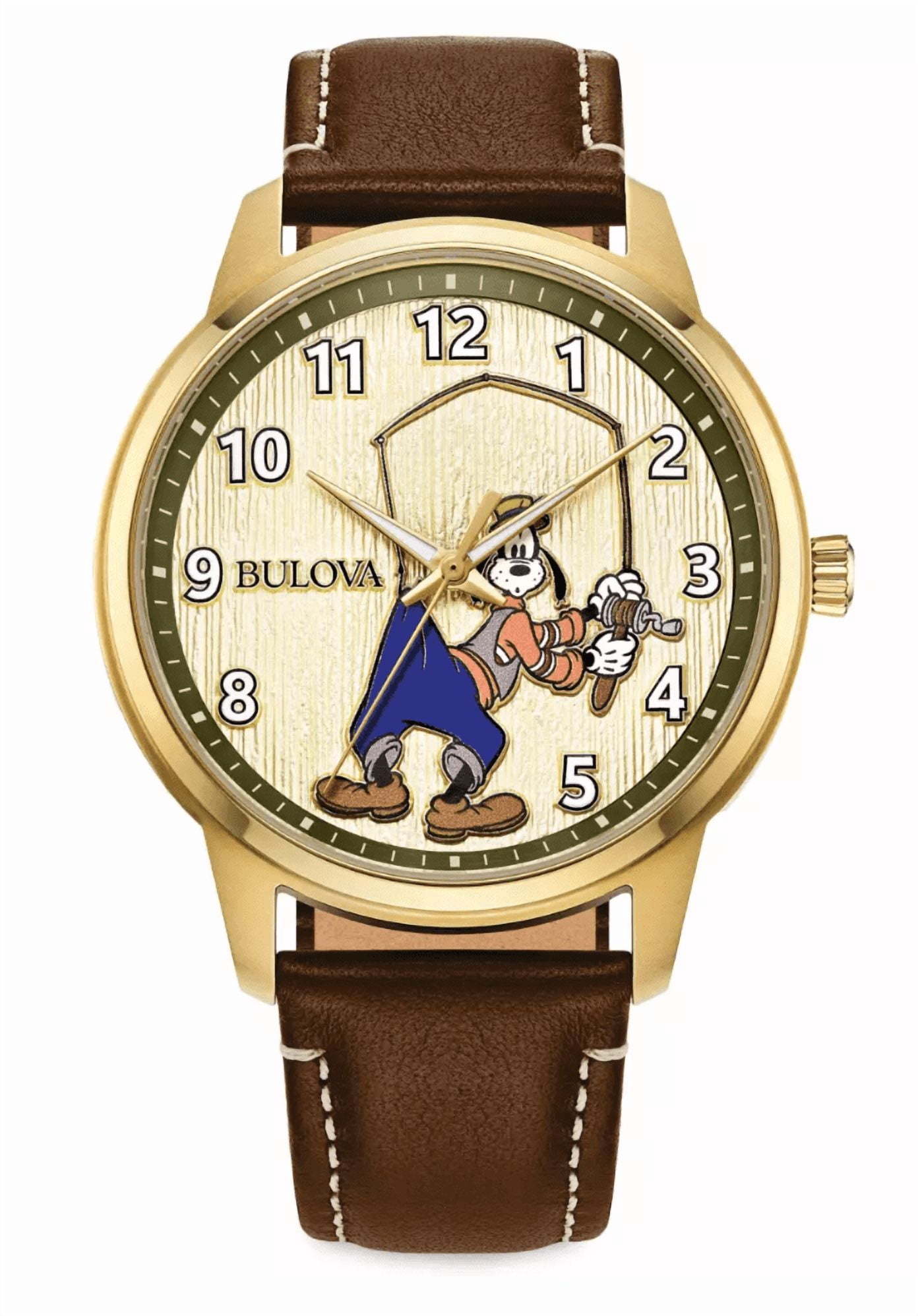 BULOVA DISNEY ディズニーランド　腕時計　ウォッチ　ブローバ Disney Parks Goofy Watch for Adults by Bulova New With Tag