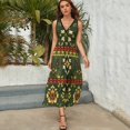 thumbnail image 5 of Bohemian Pattern Vestido Sin Mangas Vestidos Para Mujer, Vestido Suelto De Verano 2025, 5 of 5