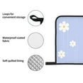 thumbnail image 6 of ZNDUO Oven Mitts and Pot Holders Sets, Vintage Daisy Floral Pattern Non-Slip Cooking Oven Mitt, 6 of 8