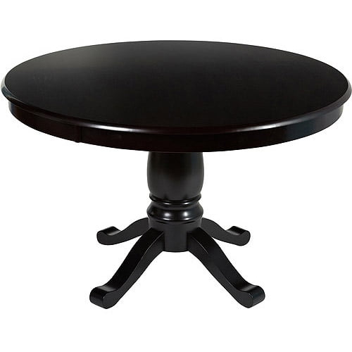 Windsor Pedestal Dining Table, Black