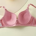 thumbnail image 6 of Oksale Push Up Underwire Bras for Women Sexy Deep Plunge Minimizer Bra High Supportive Adjustable Strap Breathable Bralettes Pink M, 6 of 10