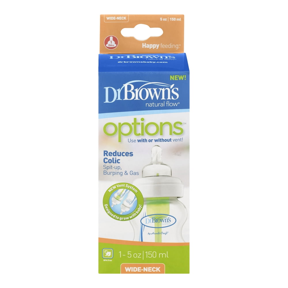 Dr Brown's Natural Flow Wide-Neck Bottle 1-5 OZ, 1.0 CT