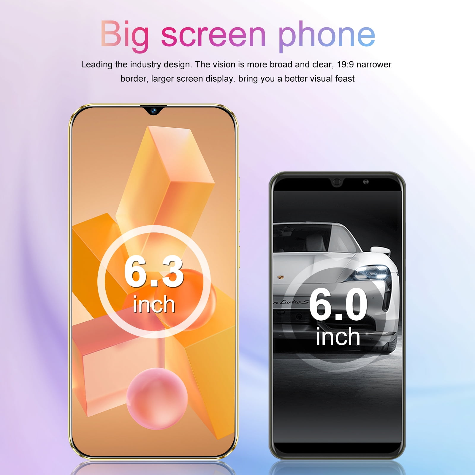 HOT 40 Pro Unlocked Phone, Mobile Phones, 5G Cell Phone 4GB+128GB Smartphone Android 13.0, 6.8 Inch FHD+ Display 120Hz 64MP Camera, 6800mAh Battery