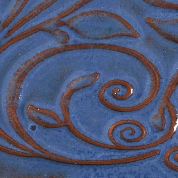 AMACO Opalescent Glaze, O-23 Sapphire Blue, Opaque, Pint