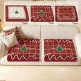 thumbnail image 1 of mfyjkho Cojines Navideños De Poliéster Rojo Para Sofá Y Silla Con Respaldo Antideslizante, 45 X 45 Cm, Decoración Festiva Para El Hogar (1 Paquete), 1 of 8