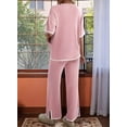 thumbnail image 4 of Pantalón de Punto de Corta, Traje Rosa L, 4 of 7