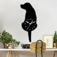 thumbnail image 3 of Reloj de pared Macarena Silence 3D Wagging Dog Tail decoración de oficina y cafetería, 3 of 8