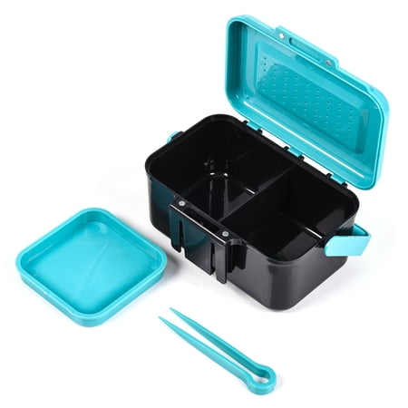 BQBQERT Live Earthworms Box Lures Container Portables Handle High Fishing Baits Tackle Storage Case