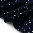 thumbnail image 6 of Dresses for Women 2024 Half Sleeve V Neck Mini Beach Dress Polka Dots Print Ruffle Hem Short Casual Summer Sundress, 6 of 6