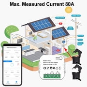Smart Zigbee 1/2 Way Wifi Energy Meter Bidirection 2 Channel with Clamp