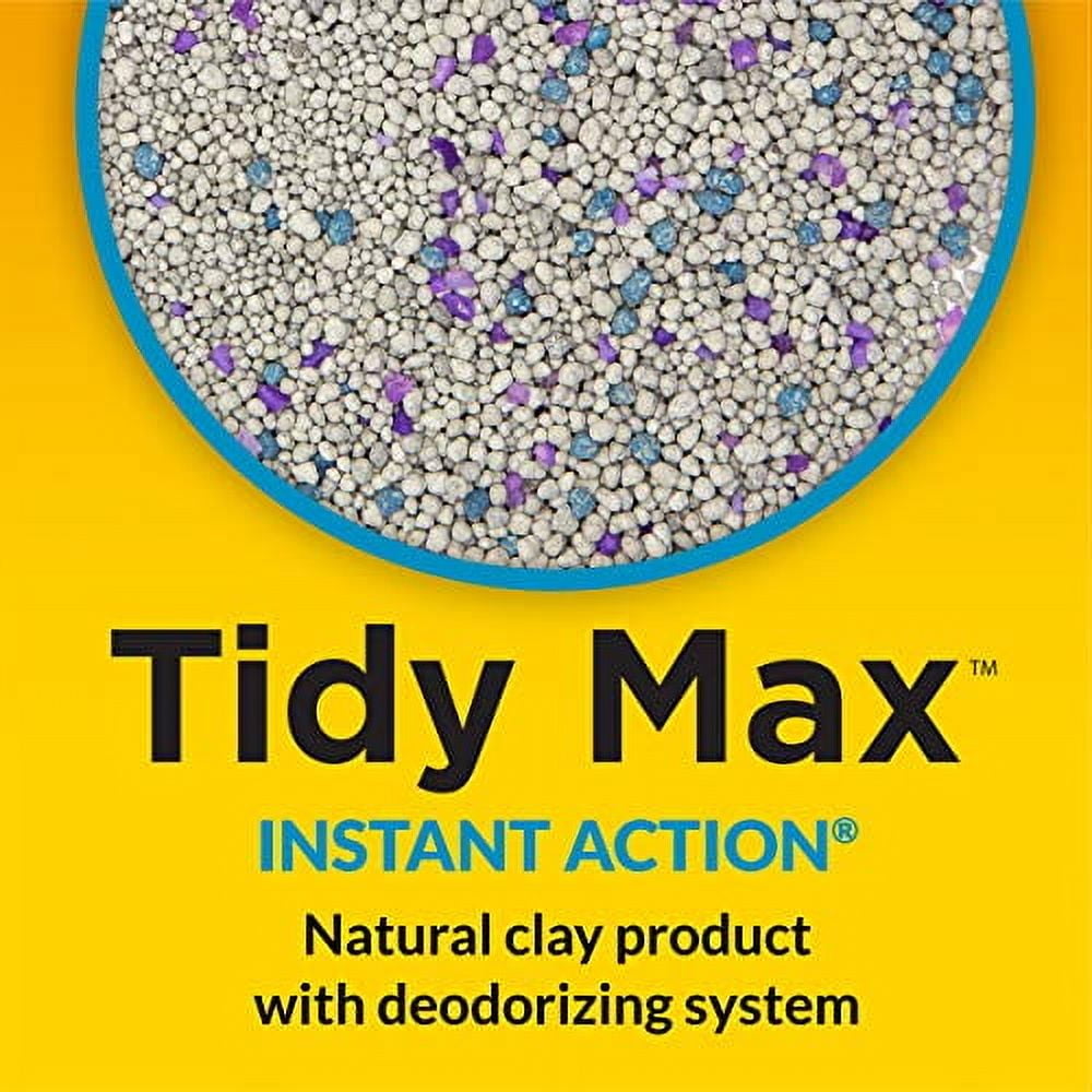 Purina Tidy Cats Tidy Max Clumping Cat Litter, Instant Action, Odor Control 24/7, 38 lb. Box