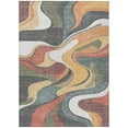 thumbnail image 2 of Addison Rugs Chantille Indoor/Outdoor Transitional Swirls Gold Machine Washable Rectangle Rug, 8' x 10', 2 of 8