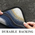 thumbnail image 6 of Blue White Gold Marble Pattern Door Rugs,Washable Non Slip Door Mats Indoor,Decorative Door Mats,Entry Mat Indoor for Entrance,Bedroom,Kitchen,Bathroom,30"x17", 6 of 6