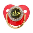 thumbnail image 1 of Fiudx Chupete para Bebé, Corte de Silicona Seguro, Diseño Ergonómico, Chupete con Brillantes, Ideal para La Lactancia o Como Regalo, Regalo para Baby Shower, Accesorio de Bautizo de Lujo., 1 of 2