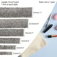 thumbnail image 2 of Uxcell 6 Rollos de Cinta de Rhinestone Autoadhesiva para Manualidades de DIY, Gris Mineral, 2 of 5