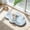 Blue, variant on Cloud Shaped Cooling Pet Bed Mat, 21.6x15in Breathable Summer Cat Dog Bed, Washable 4-Season Pet Cushion for Small Dogs Cats Indoor Use, Green