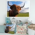 thumbnail image 3 of Designart 'Close Up Portrait Of A Yak' Farmhouse Framed Art Print, 3 of 4
