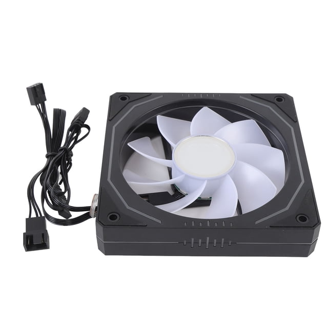 RGB CPU Fan, 120mm 3 Pin ARGB Case Fan PWM Control, 800 to 1800RPM Cooling Fan, PWM PC Fan for Computer Chassis & CPU Radiator