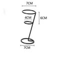thumbnail image 2 of Ice Cream Cone Holder Metal Waffle Snow Cone Rack Display Stand For Hand Roll Sushiblack1pcs, 2 of 5