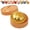 Gold, variant on Dumpling Squishy, Glitter Dumpling, Colorful Squishy Dumplings with Box, Soft Squeeze Toy for Stress Relief (White)