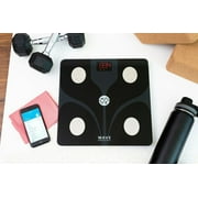 WAVE Smart Digital Bathroom Weight Fat Scale Body BMI Mobile Fitbit Bluetooth