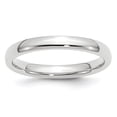 thumbnail image 6 of 10K White Gold 3mm Standard Comfort Fit Band Ring Size 11, 6 of 7