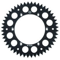 Primary Drive Rear Aluminum Sprocket 48 Tooth Black for Suzuki RMZ250 2004-2006