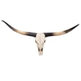 thumbnail image 2 of golytefs 70in Faux Cow Horn Wall Decoration Longhorn Skull Head Wall Decor for Home Decor, 2 of 9