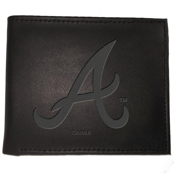 Black Atlanta Braves Hybrid Bi-Fold Wallet