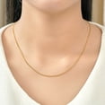 thumbnail image 3 of JeenMata 18 Inch Gold Link Chain in Yellow Gold Plating - Fashion Necklace for Everyday Wear, 3 of 6