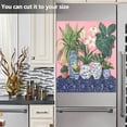 thumbnail image 3 of Yayeee Magnetic Dishwasher Cover for The Front Decoration Home Kitchen Machine Sticker Protector, Floral Vase, 3 of 6