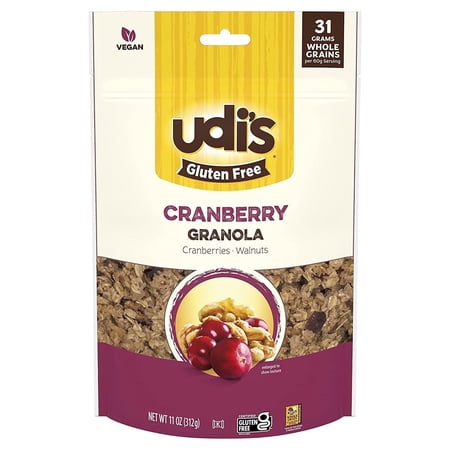 UDI's Gluten Free Granola Cranberry -- 11 oz Pack of 3