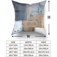 thumbnail image 6 of Brown Blue Pillow Covers 20x20 inch Set of 2 Modern Abstract Art Grey Colored Throw Pillows Farmhouse Decorative Pillowcase Cotton Square Cushion Case for Home Couch Bed, 22_1229006, 6 of 6