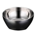 thumbnail image 1 of Miangastore 1 Pce Bol à Salade en Acier Inoxydable Bol à Double Isolation Bol à Soupe (Argent), 1 of 9