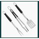 thumbnail image 2 of Juego de Herramientas para asar a la parrilla, mango de plástico, combinación de acero inoxidable, tenedor para Barbacoa, Clip de pala, tres juegos de accesorios, 2 of 2