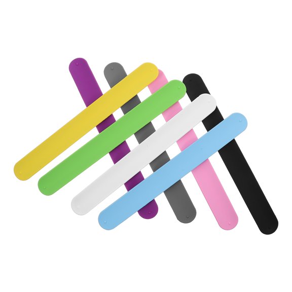 ETEREAUTY 8Pcs Elastic Silicone Cable Wraps Assorted Color Reusable Cord Ties for Home