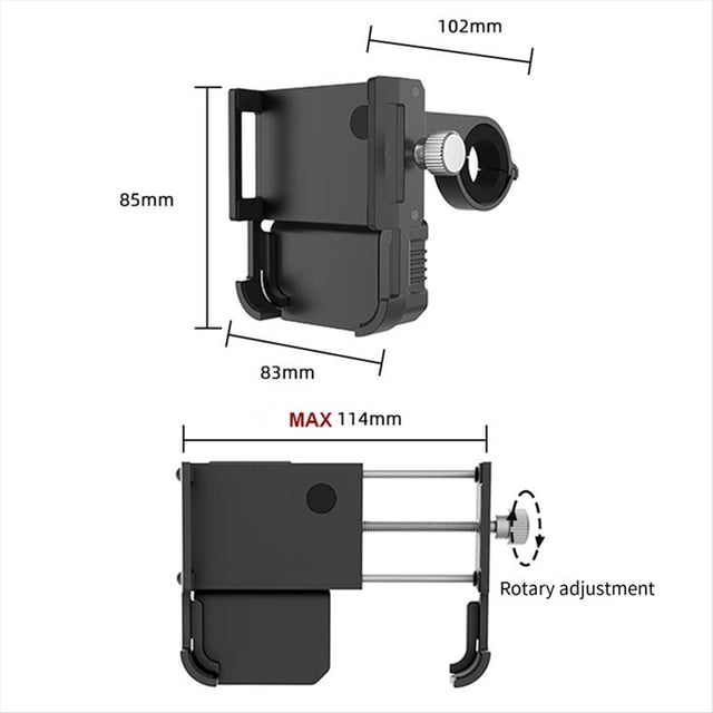 Electric Bicycles Phone Mount with USB Charge Function with Bluetooth Speaker 5V 2A Output for 22mm Handlebar