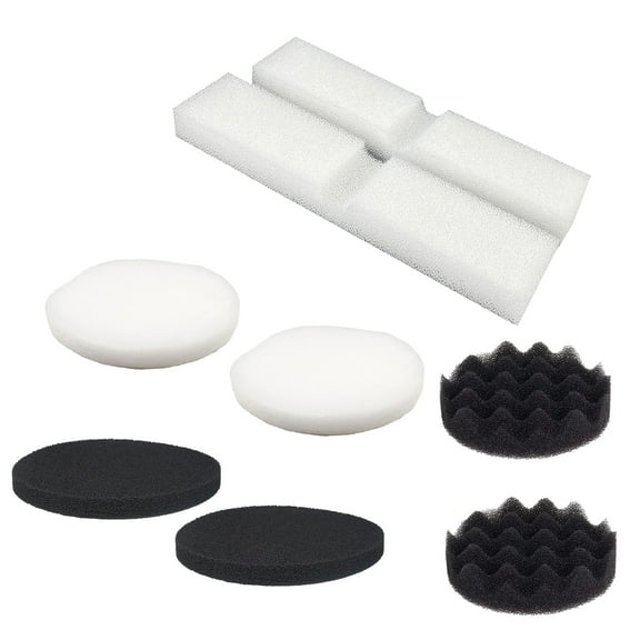 Qzbhct 2 Foam Filter & 2 Carbon Foam Pads & 2 Fine Filter Pad & 2 Bio-Foam Pad for Fluval Fx4 FX5 FX6