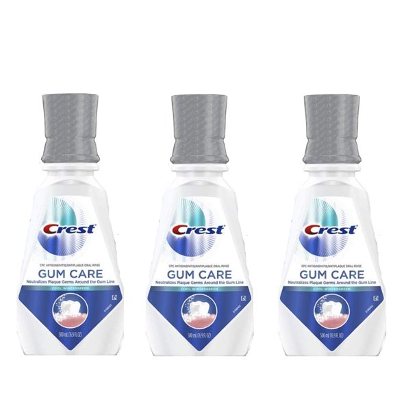 Crest Gum Care Mouthwash, Cool Wintergreen, 16.9 fl oz