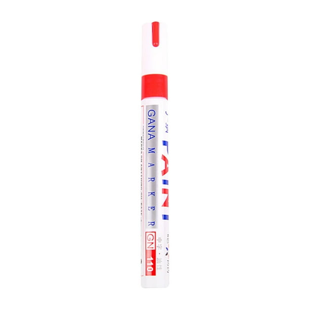 Juego de Rotuladores de Pintura Al Óleo de 12 Colores - Punta Fina de 15 Ml (2,2-2,8 Mm) para Metal, Madera y Proyectos de Bricolaje - Incluye Rojo, Negro, Azul, Amarillo y Más - Longitud de 145 Mm -