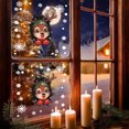 thumbnail image 1 of Matoen12 2025 Christmas Window Sticker Santa Claus Snowman Snow Window Sticker, 1 of 6