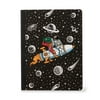Pen + Gear Composition Book, Black, Alien and Astronaut Rocket Ship, 7.5" x 9.75" x 0.5"