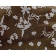 thumbnail image 4 of oneOone Georgette Viscose Brown Fabric Florals Craft Projects Decor Fabric Printed By The Yard 42 Inch Wide, 4 of 4