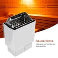 thumbnail image 4 of Poêle en Acier Inoxydable, Poêle Facile à Utiliser au Mur 4,5 kW 220 V Poêle en Acier Inoxydable pour la Maison pour la Salle de Bain, 4 of 8