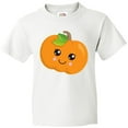 thumbnail image 3 of Inktastic Halloween Pumpkin, Smiling Pumpkin, Trick or Treat Youth T-Shirt, 3 of 5