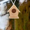 thumbnail image 4 of TEHAUX 4Pcs Owl Houses for Outdoors Wood Khaki Observation Garden, 4 of 6
