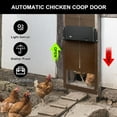 thumbnail image 2 of DEBGFS Automatic Chicken Coop Door Water Resistant Upgraded Chicken Door Opener Light Sensing Chicken Coop Door Battery Operated Automatic Door for Chicken Run Chicken Coop Accessories,none,none, 2 of 7